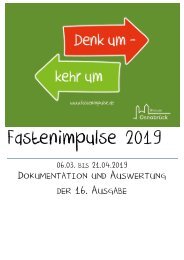 Fastenimpulse 2019 Doku_und_Auswertung