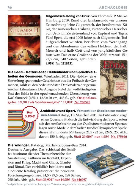 Frölich & Kaufmann 12. Versandkatalog 2019