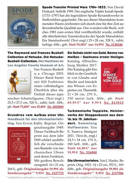 Frölich & Kaufmann 12. Versandkatalog 2019