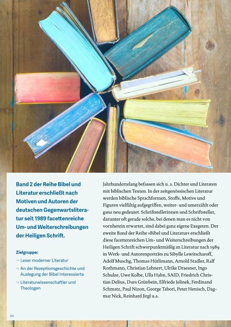 Verlag Kath. Bibelwerk Programm Herbst 2019