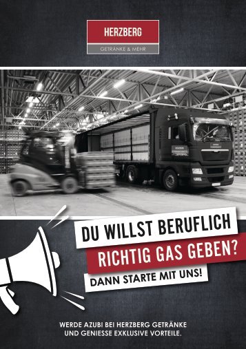 Werde Azubi bei Herzberg Getränke!