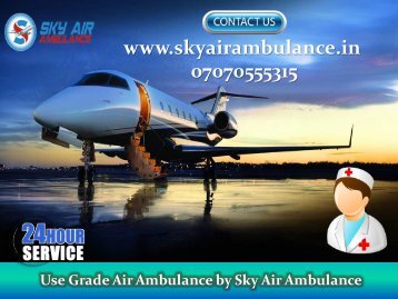 Book Sky Air Ambulance Service in Raigarh with Instant Shifting
