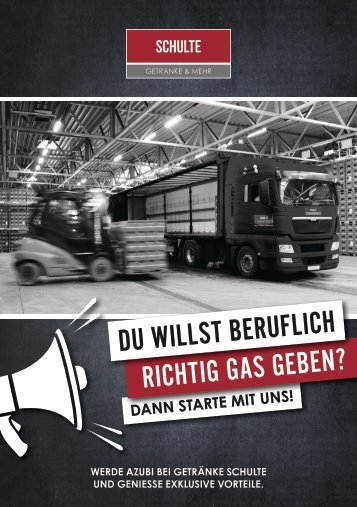 Werde Azubi bei Getränke Schulte!