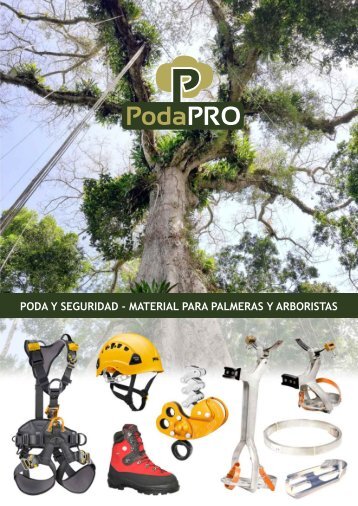 PODAPRO Catálogo - Equipamiento Poda - Arboricultura - Equipo Palmeras - Bicicleta Poda Palmeras