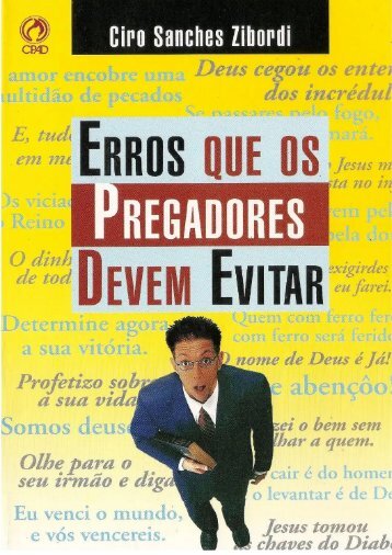 ERROS QUE OS PREGADORES DEVEM EVITAR 1