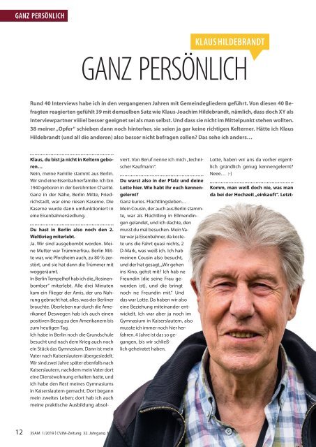 3SAM Zeitschrift 1-2019