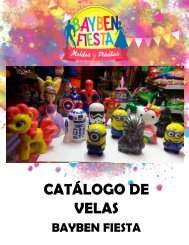 Catálogo de velas - Bayben Fiesta