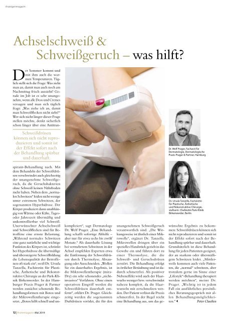 Hamburger Ärztemagazin Mai 2019