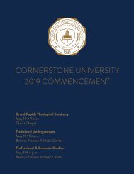 Commencement 2019 Program