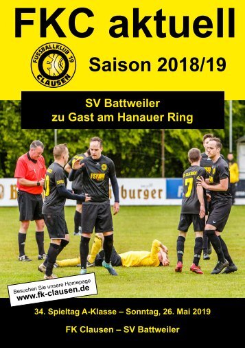 FKC Aktuell - 34. Spieltag - Saison 2018/2019