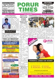 Porur Times epaper May 19