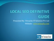 LOCAL SEO DEFINITIVE GUIDE