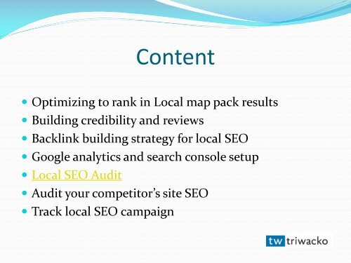 LOCAL SEO DEFINITIVE GUIDE