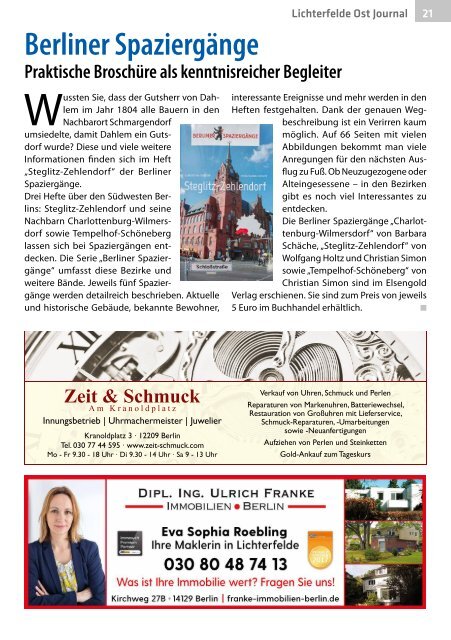 Lichterfelde Ost Journal Juni/Juli 2019
