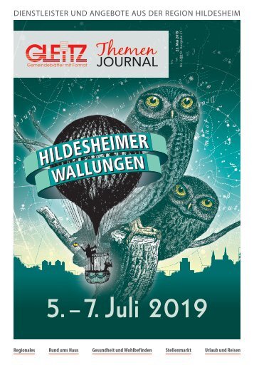 Gleitz Themen Journal 05/2019 - Ausgabe Hildesheim