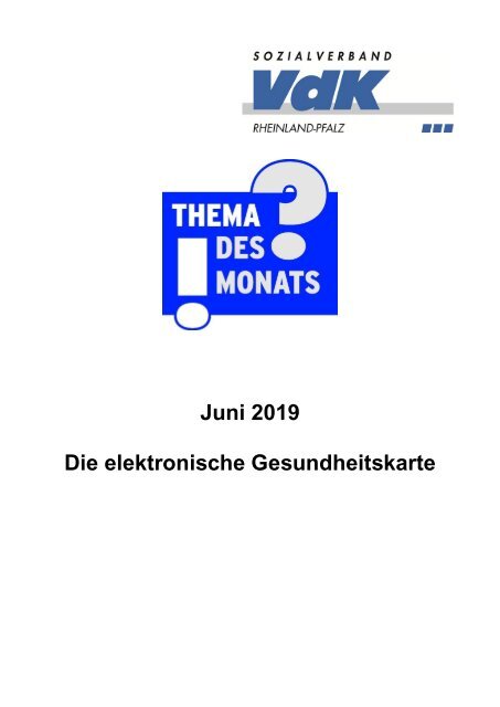 TdM Juni 2019 Elektr Gesundheitskarte