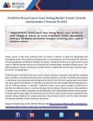 Predictive Breast Cancer Market Trends  Growth and Dynamics  Forecast To 2025