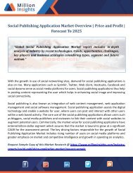 Social Publishing Application Market Overview  Price and Profit  Forecast To 2025