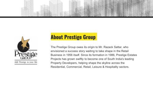 Prestige Apartments in Bannerghatta Road Bangalore