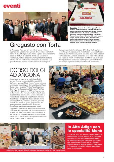 MENU n.109 - Aprile/Giugno 2019