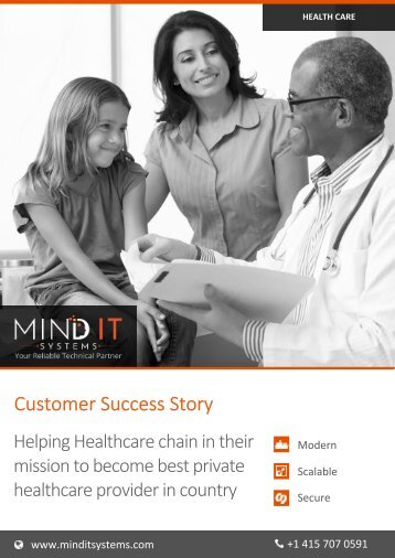 Healthcare Case Study MIND IT SYSTEMS