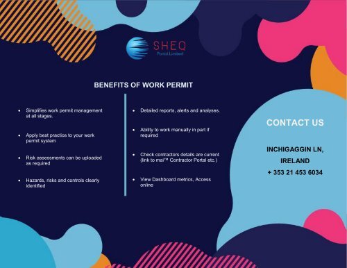 Permit to work system : Sheqportal