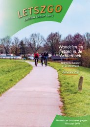 Wandel- & fietsverenigingen voorjaar 2019 letszgo