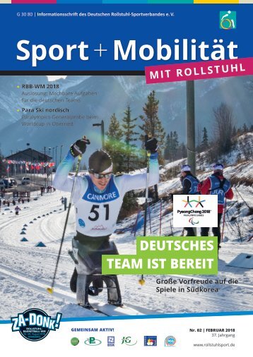 Sport + Mobilität mit Rollstuhl 02/2018