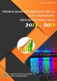 Product Domestik Regional Bruto (PDRB) Kota Mojokerto Menurut Pengeluaran 2013-2017