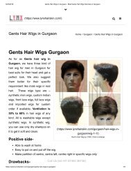 Gents Hair Wigs in Gurgaon - Best Gents Hair Wigs Services in Gurgaon