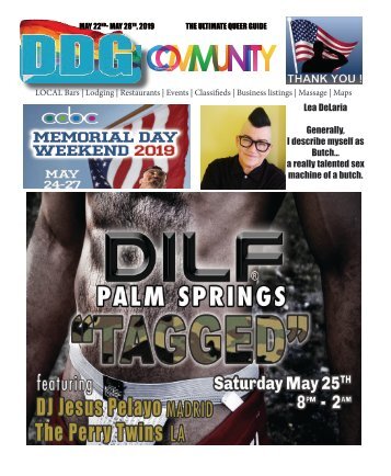 MAY 22ND - MAY 28TH 2019 THE ULTIMATE QUEER GUIDE