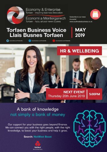 Torfaen Business Voice Newsletter May 2019 English