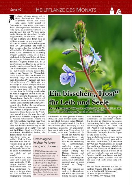 Beelitzer Nachrichten - Mai 2019