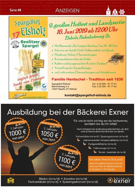 Beelitzer Nachrichten - Mai 2019