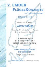 Winterreise - Programm