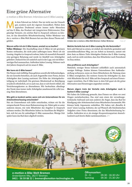 STADTMAGAZIN Bremen Juni 2019