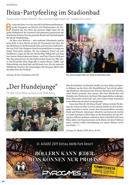 STADTMAGAZIN Bremen Juni 2019