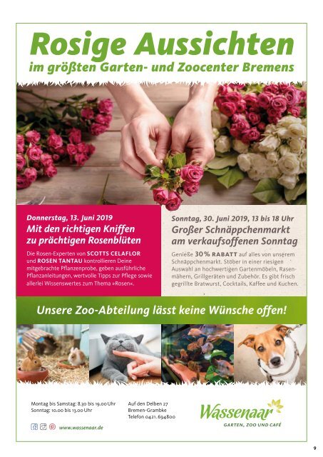 STADTMAGAZIN Bremen Juni 2019