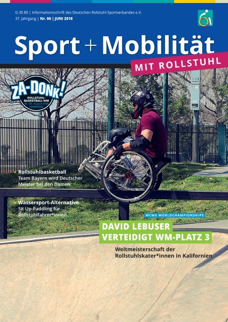 Sport + Mobilität mit Rollstuhl 06/2018