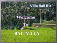 Do you want to spend your Bali vacation in an isolated manner