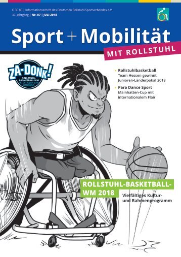 Sport + Mobilität mit Rollstuhl 07/2018