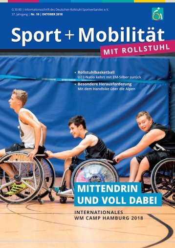 Sport + Mobilität mit Rollstuhl 10/2018