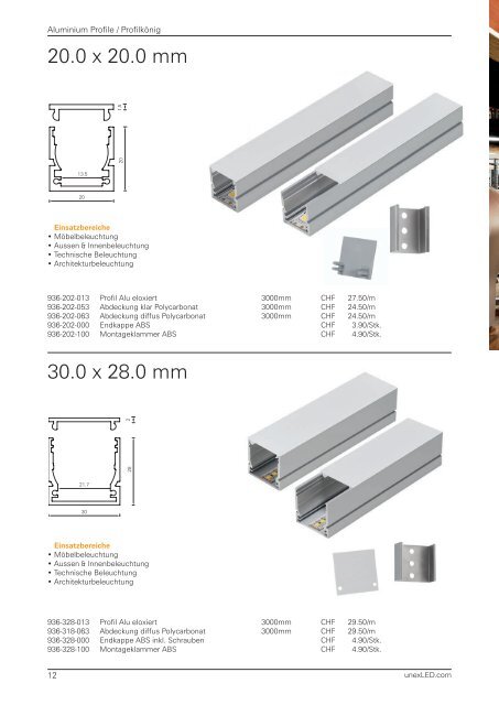 Aluminium Profile / Profilkönig