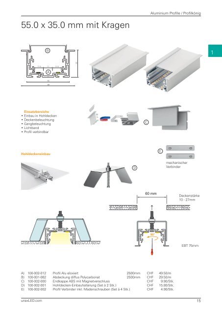 Aluminium Profile / Profilkönig