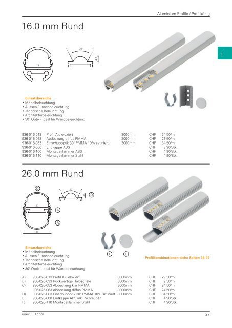 Aluminium Profile / Profilkönig