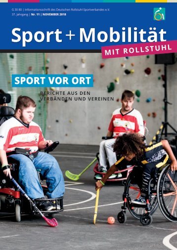 Sport + Mobilität mit Rollstuhl 11/2018