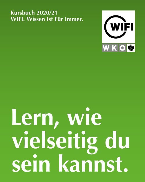 WIFI Tirol Kursbuch 2020/21