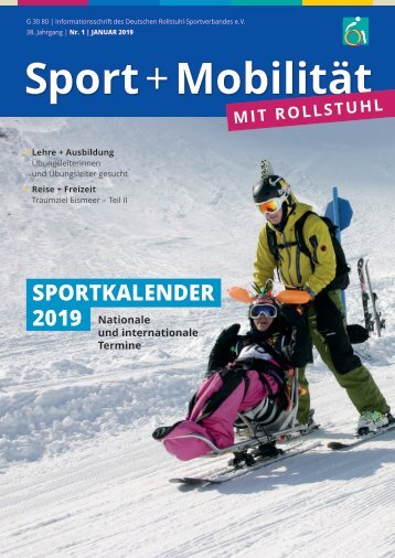 Sport + Mobilität mit Rollstuhl 01/2019