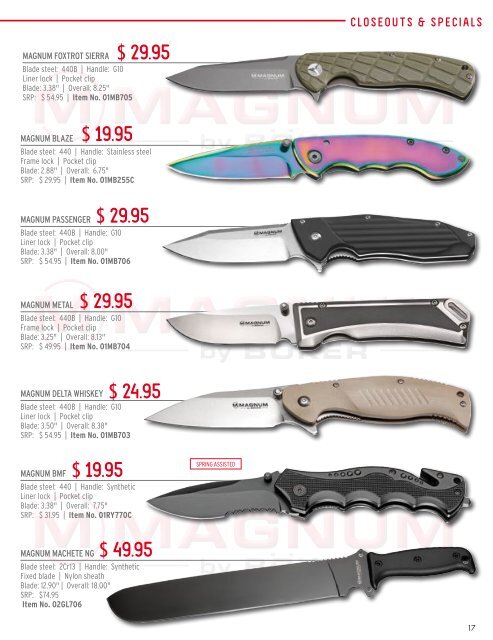 Boker Special Summer 2019