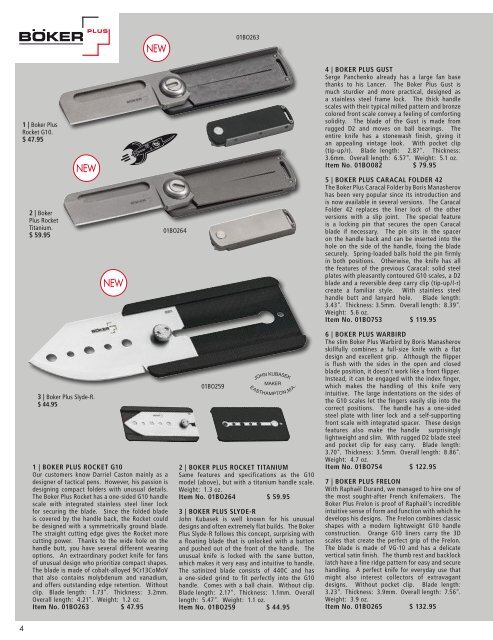 Boker Special Summer 2019